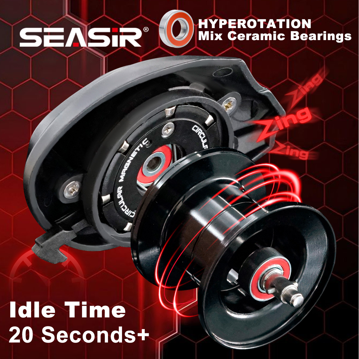 SEASIR CAST-X3 Baitcasting Ree - Abu Garcia Reel Max recension och pris