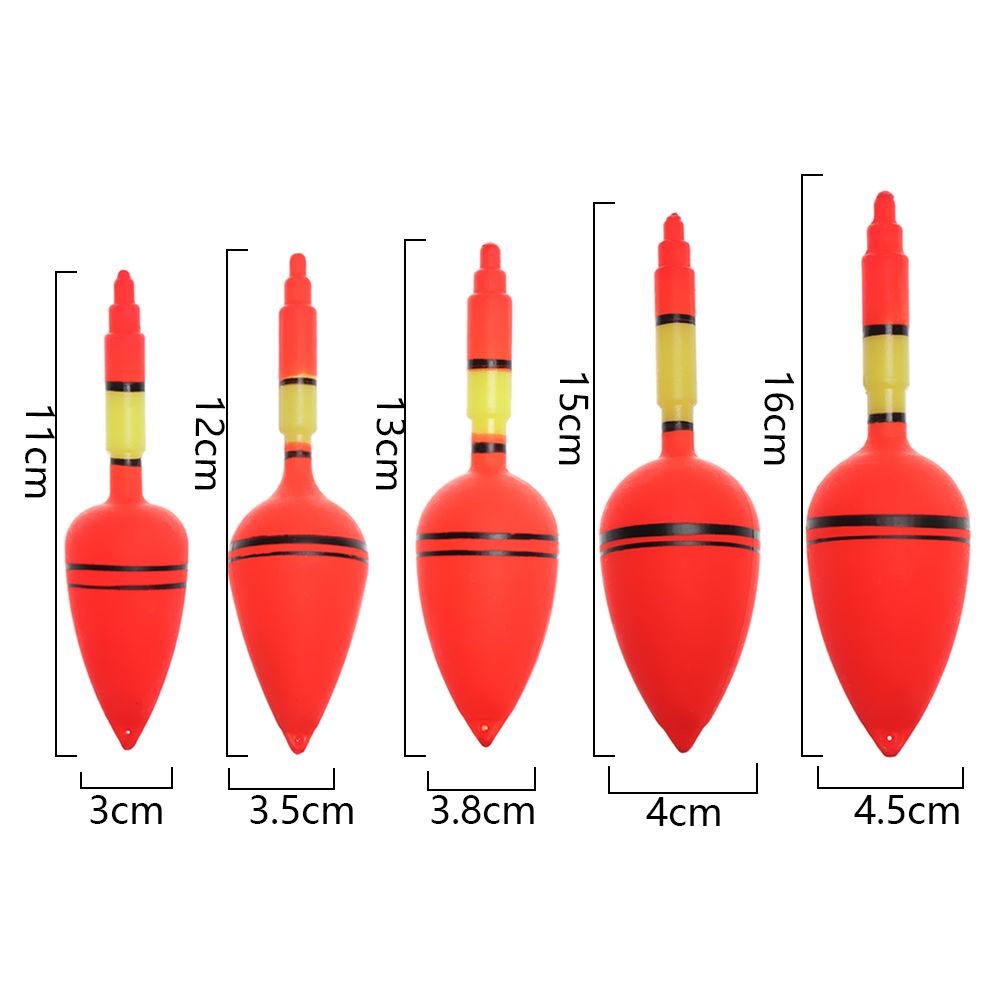 5pcs/set Plastic Fishing Float - Fishing Lure Topwater recension och pris