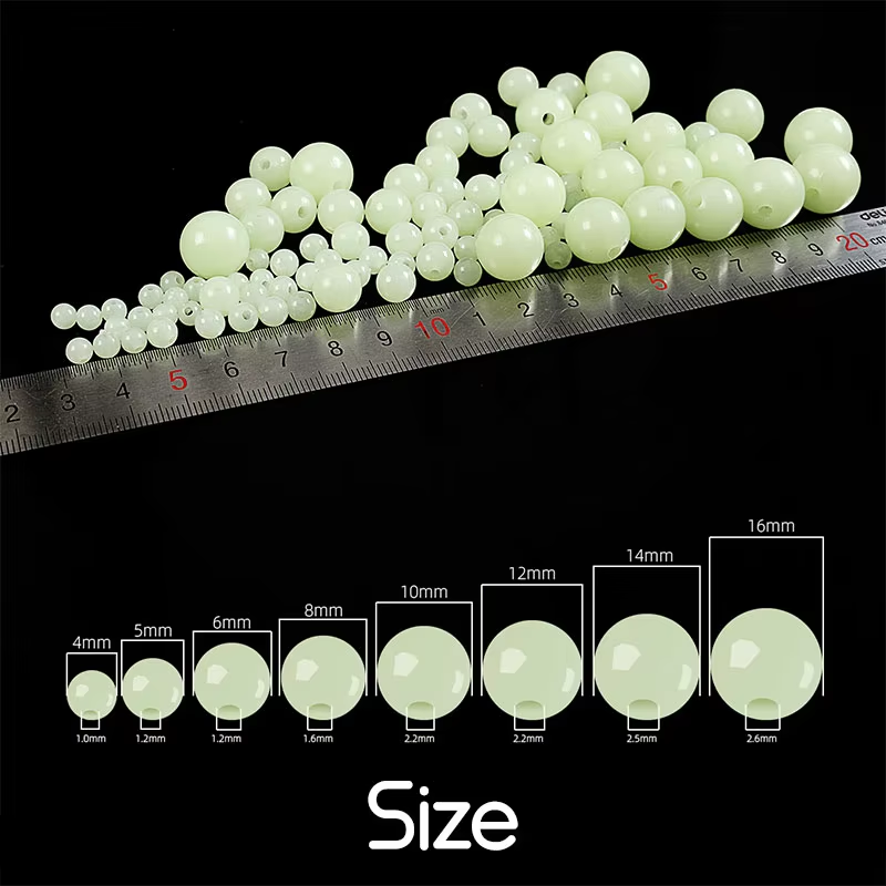 100pcs/bag Luminous Beads 4mm  - Fishing Lure Topwater recension och pris