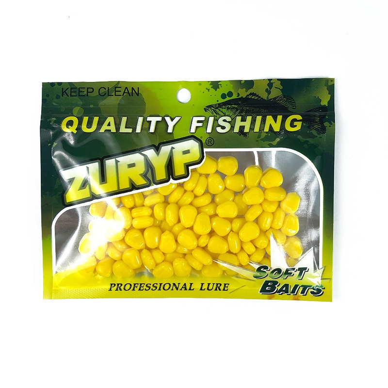 100pcs Silicone Corn Smell Sof - Fishing Lure Topwater recension och pris