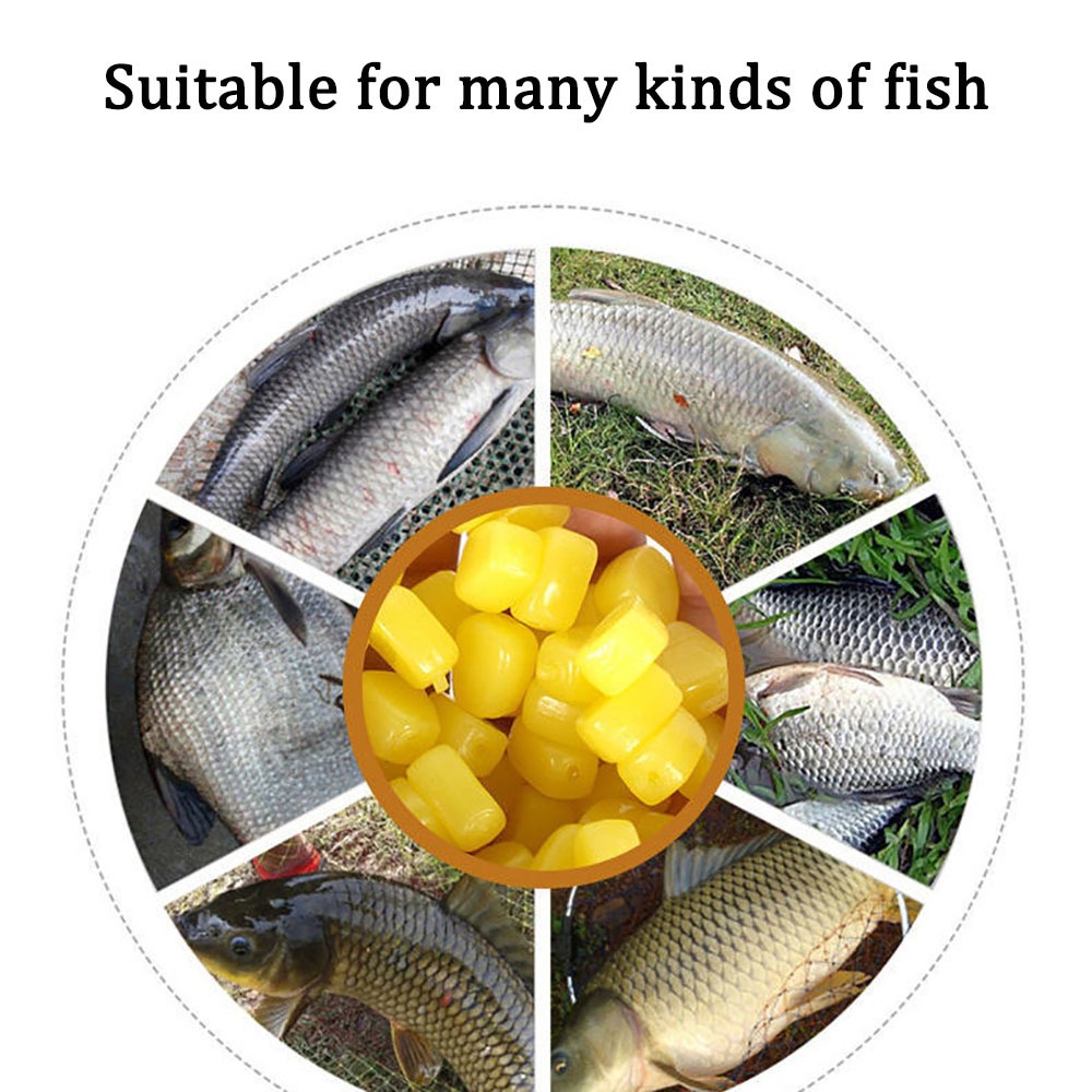 100pcs Silicone Corn Smell Sof - Fishing Lure Topwater recension och pris