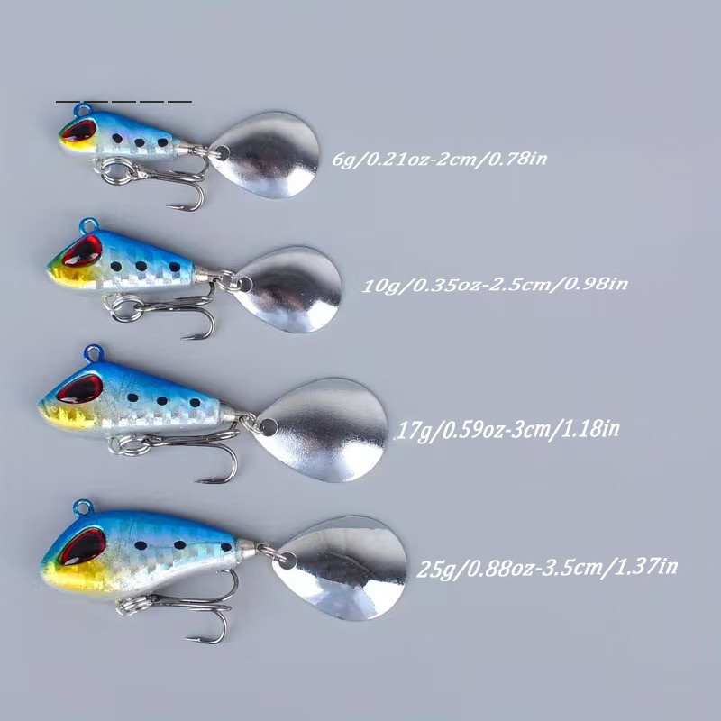 5/6pcs Mini VIB With Spoon Fis - Fishing Lure Crankbait recension och pris