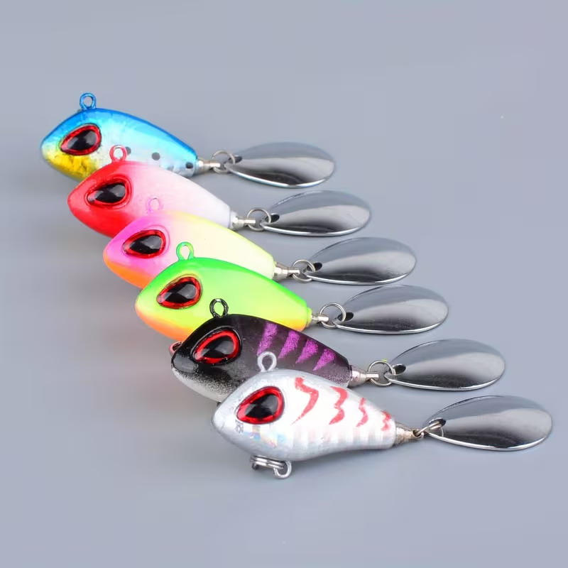 5/6pcs Mini VIB With Spoon Fis - Fishing Lure Crankbait recension och pris