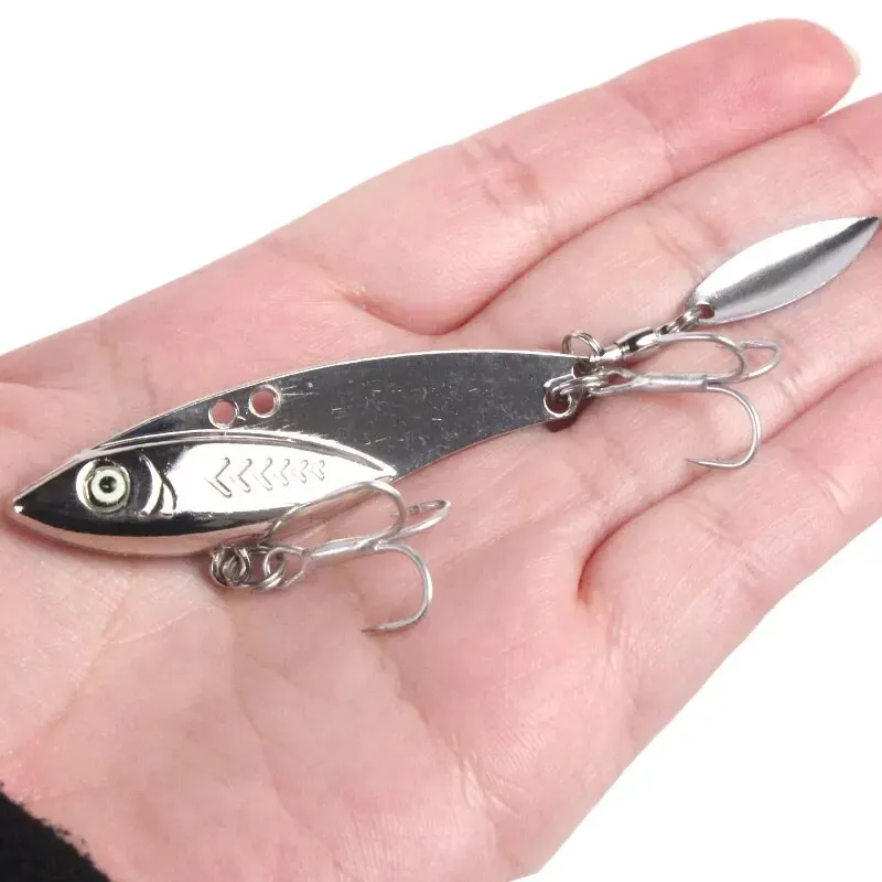 5g-30g Zinc Alloy Metal VIB Lu - Fishing Lure Blade Bait recension och pris