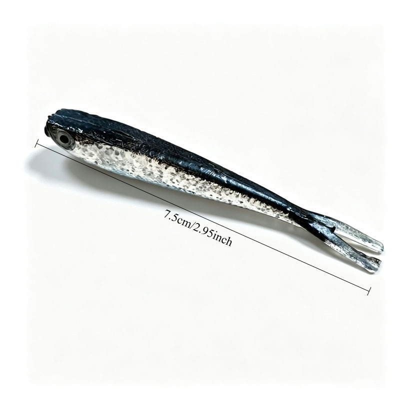 10/20/30Pcs Split Tail Minnow  - Fishing Lure Soft Plastic recension och pris