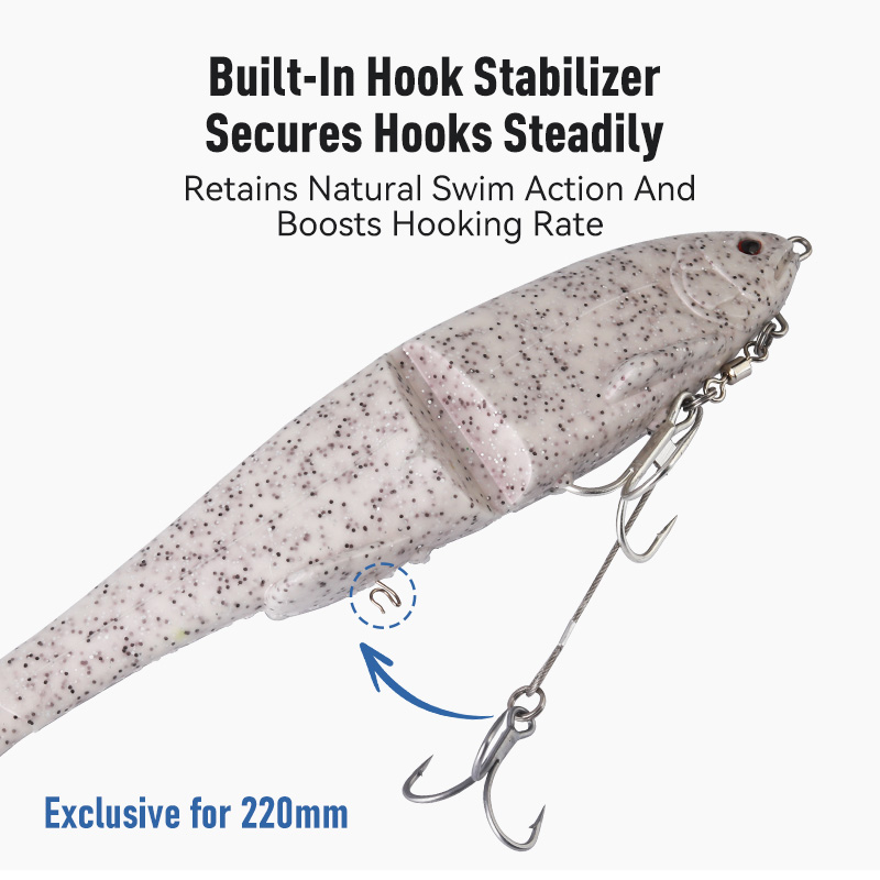 1pc Soft Jointed Swimbait Sink - Fishing Lure Swimbait recension och pris
