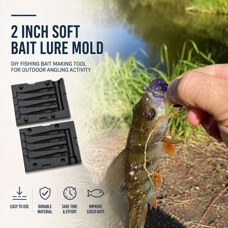 2 Inch Soft Bait Lure Mold DIY - Fishing Lure Accessories recension och pris