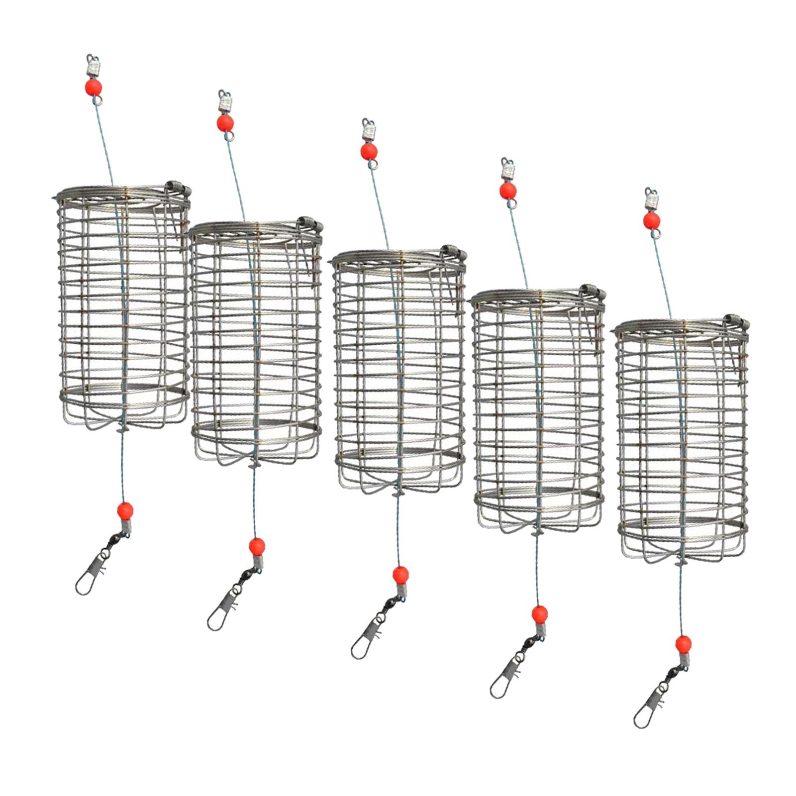 5x Solid Fishing Feeder Cage T - Fishing Lure Topwater recension och pris