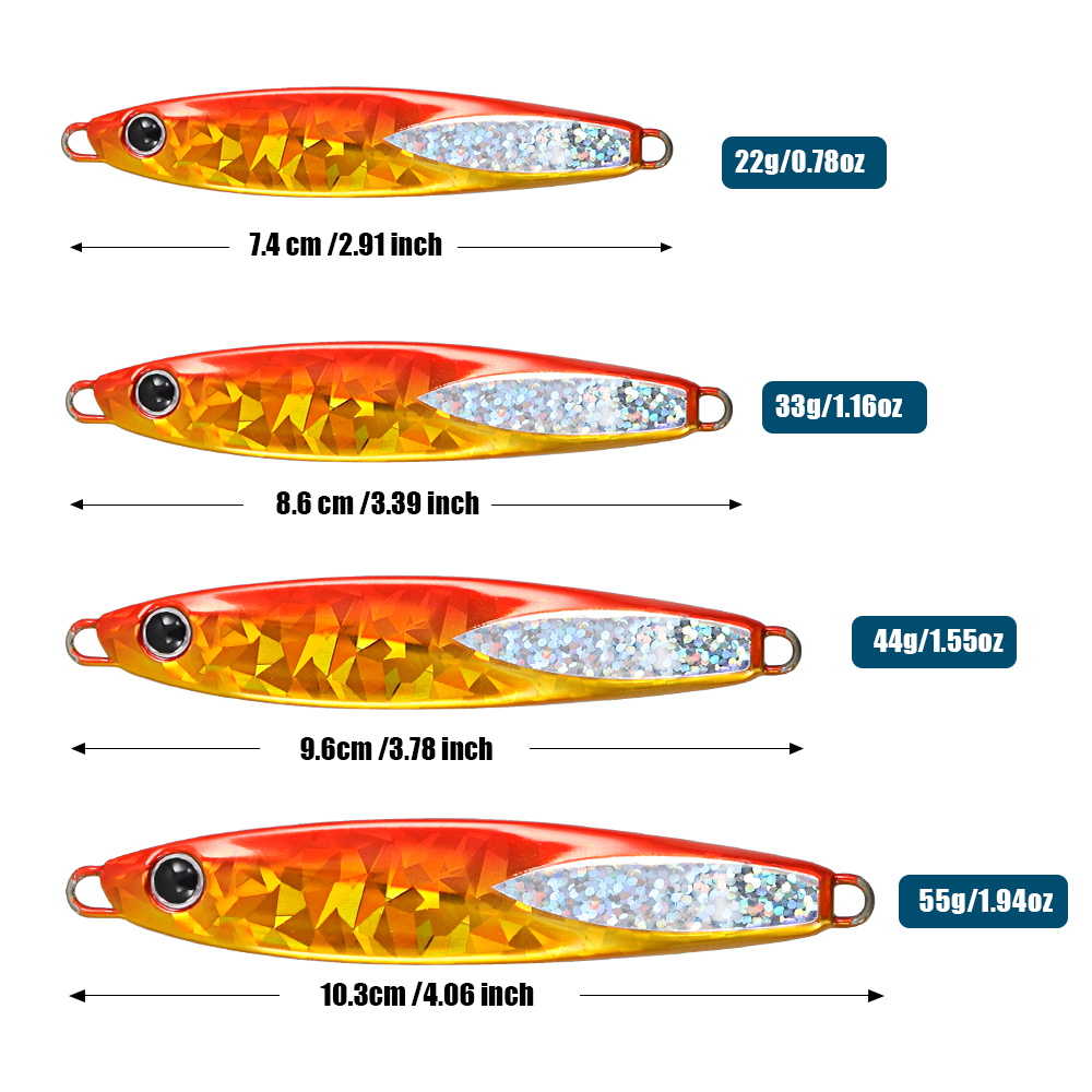 JIGGING PRO Leppa Jig 22g 33g  - Fishing Lure Topwater recension och pris